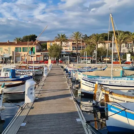 Elegant Studio Au Calme 2Mn Mer Wifi Clim Terrasse Parking Six-Fours-les-Plages Exterior foto