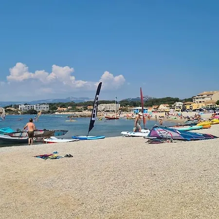 Elegant Studio Au Calme 2Mn Mer Wifi Clim Terrasse Parking Six-Fours-les-Plages Exterior foto